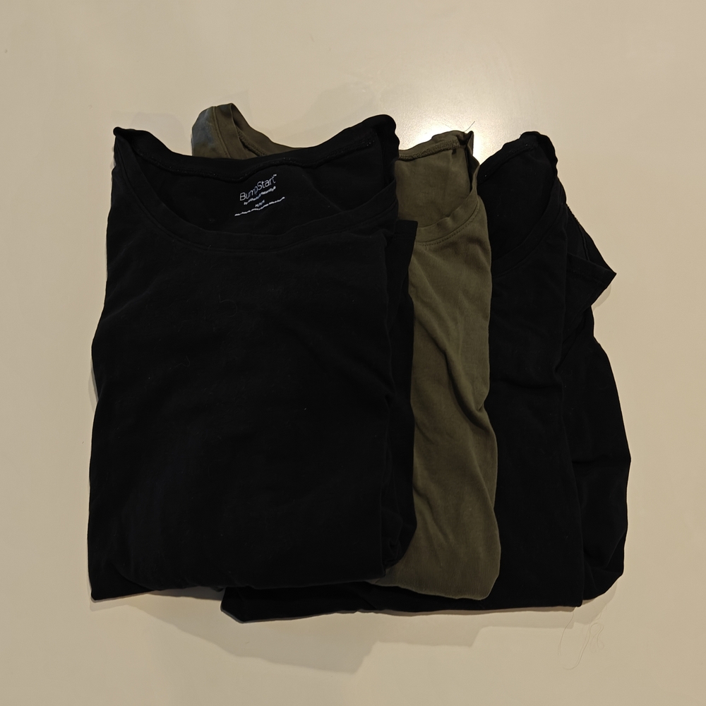 Bundle Of Four Maternity Long Sleeve T-Shirts
